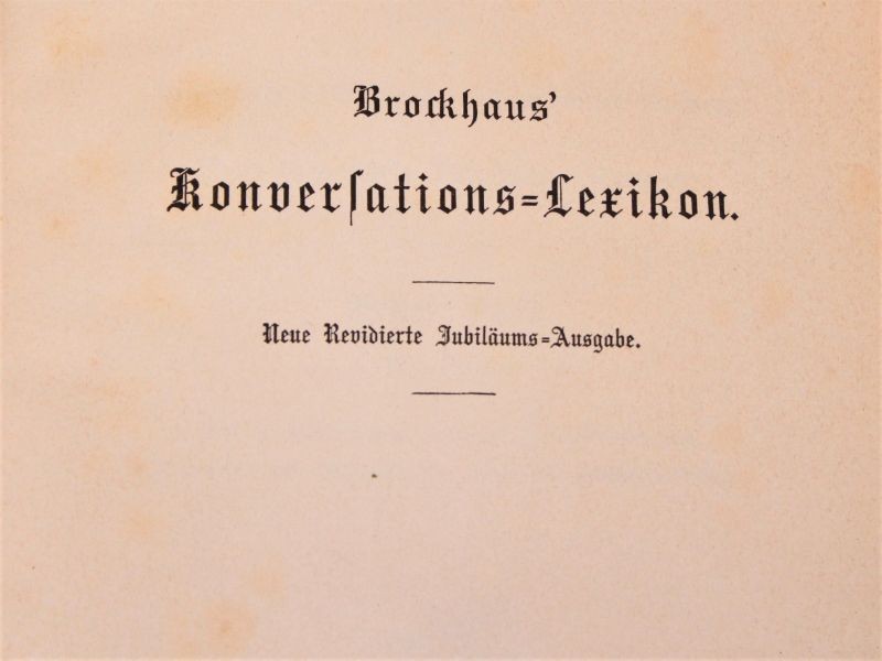 Brockhaus Konversations Lexikon - 1908 (16 delen)